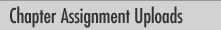 Chapter Assignment Uploads