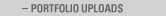 Portfolio Uploads